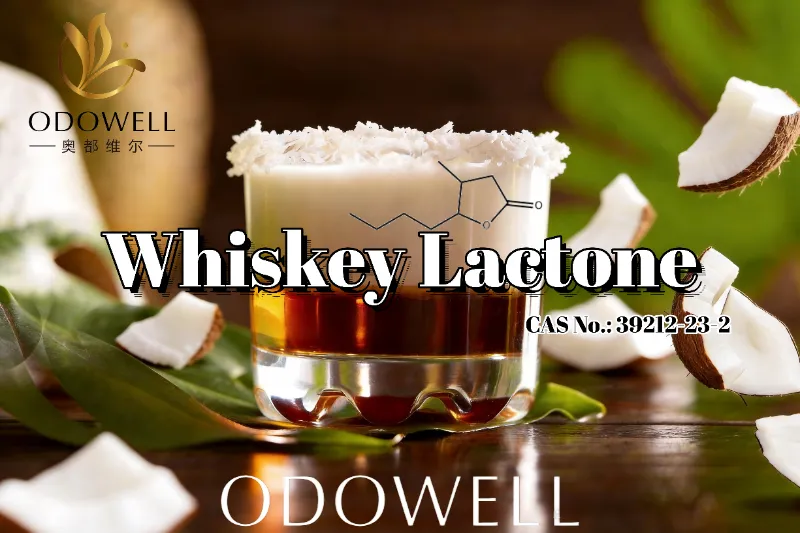Az ODOWELL a whisky-laktont hordóban érlelt, kókuszos és pirított ízesítéshez ajánlja