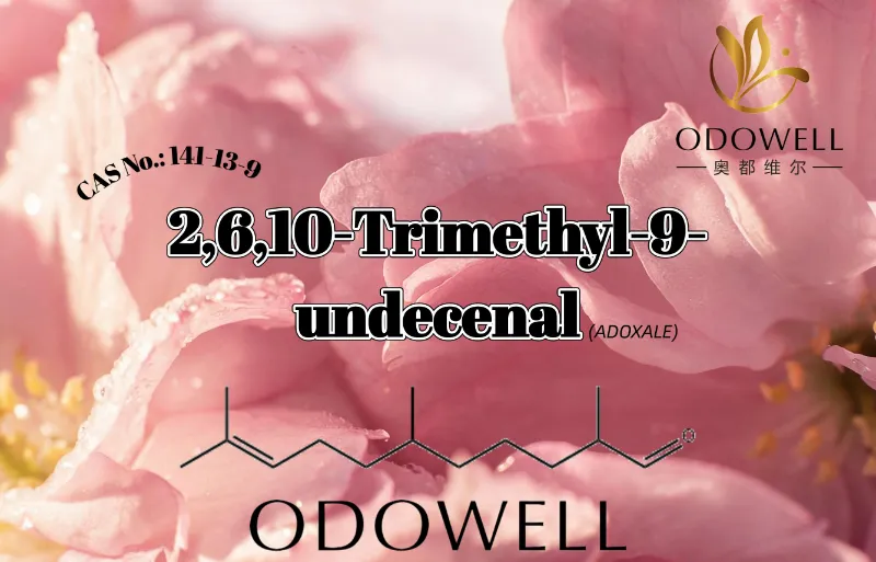 Az ODOWELL a 2,6,10-trimetil-9-undecenált ajánlja friss aldehides virágos és vizes illatokhoz