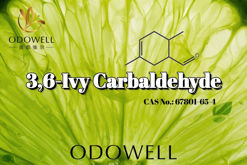 Az ODOWELL 3,6-Ivy Carbaldehidet ajánl az intenzív zöld és fanyar citrusos illatokhoz